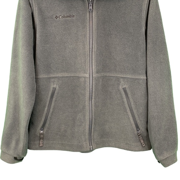 Columbia Unisex Youth Zip Up Fleece Sweater - Picture 4 of 14